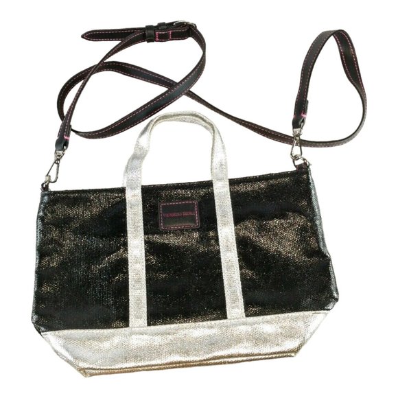 Victoria Secret Mini Tote Purse Crossbody Bag Removable Strap Gym Errands Sporty - Picture 1 of 5